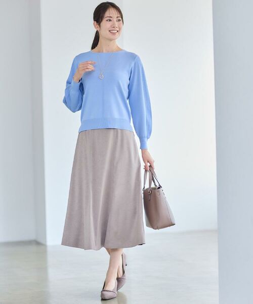 Reflect / リフレクト ニット・セーター | 【選べる6色／長く着られる◎】ボートネックニット | 詳細11