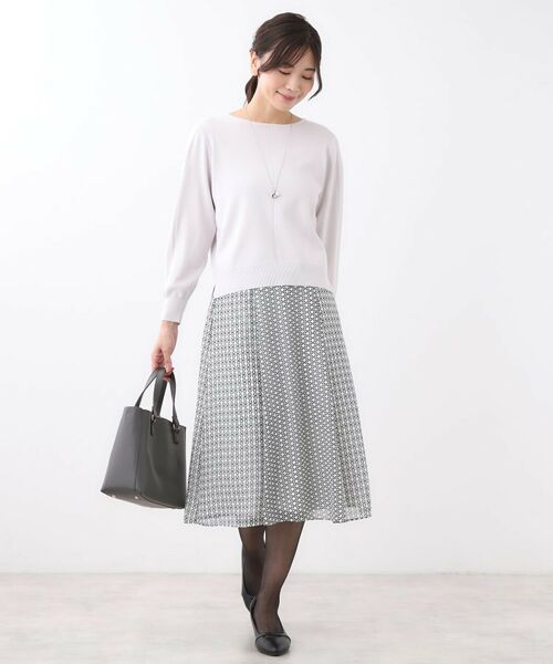 Reflect / リフレクト ニット・セーター | 【選べる6色／長く着られる◎】ボートネックニット | 詳細15