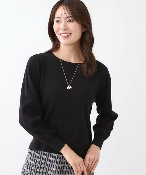 Reflect / リフレクト ニット・セーター | 【選べる6色／長く着られる◎】ボートネックニット | 詳細17