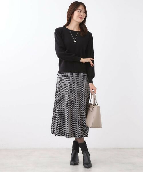 Reflect / リフレクト ニット・セーター | 【選べる6色／長く着られる◎】ボートネックニット | 詳細19