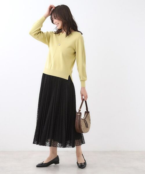 Reflect / リフレクト ニット・セーター | 【選べる6色／長く着られる◎】ボートネックニット | 詳細22