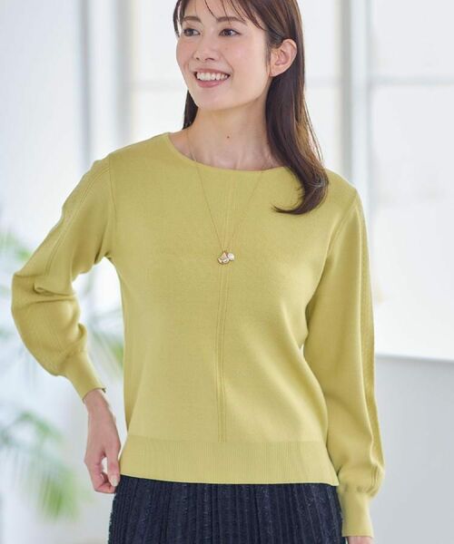 Reflect / リフレクト ニット・セーター | 【選べる6色／長く着られる◎】ボートネックニット | 詳細3
