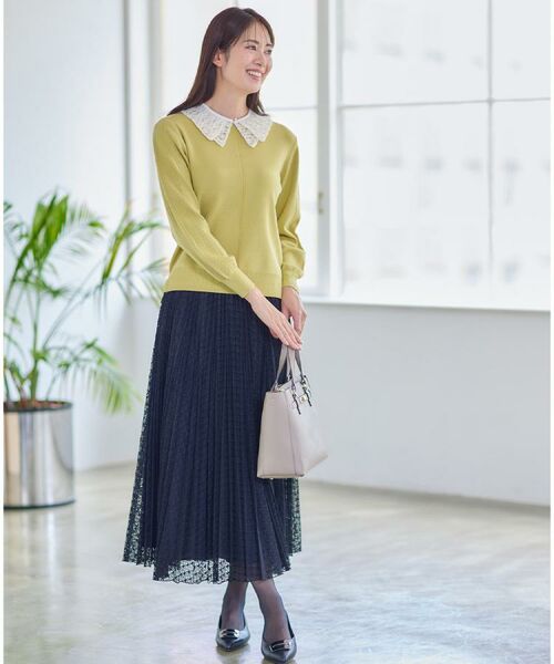 Reflect / リフレクト ニット・セーター | 【選べる6色／長く着られる◎】ボートネックニット | 詳細7