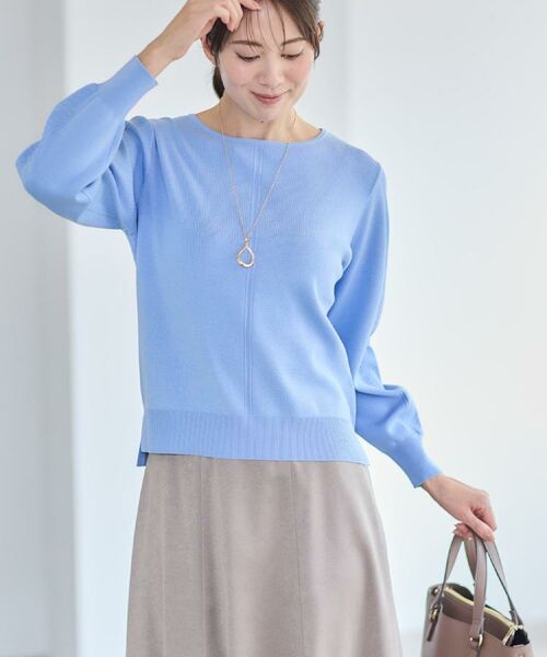Reflect / リフレクト ニット・セーター | 【選べる6色／長く着られる◎】ボートネックニット | 詳細9