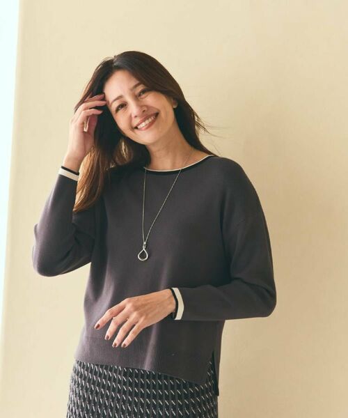 Reflect / リフレクト ニット・セーター | 【WEB先行カラーあり／セットアップ可】ゆったりフォルムニット | 詳細2