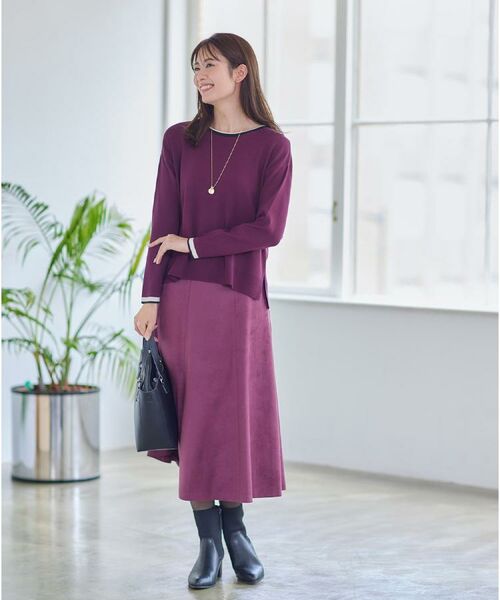 Reflect / リフレクト ニット・セーター | 【WEB先行カラーあり／セットアップ可】ゆったりフォルムニット | 詳細8