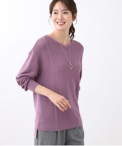 Reflect / リフレクト ニット・セーター | 【パンツ合わせにぴったり◎】ゆったりオフボディニット