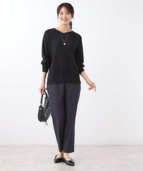 Reflect / リフレクト ニット・セーター | 【パンツ合わせにぴったり◎】ゆったりオフボディニット | 詳細11