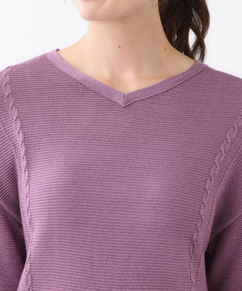 Reflect / リフレクト ニット・セーター | 【パンツ合わせにぴったり◎】ゆったりオフボディニット | 詳細21