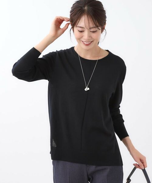 Reflect / リフレクト ニット・セーター | 【ちくちくしない/アンサンブル可/通勤におすすめ◎】オフボディニット | 詳細1