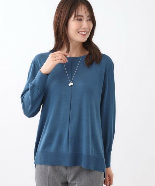 Reflect / リフレクト ニット・セーター | 【ちくちくしない/アンサンブル可/通勤におすすめ◎】オフボディニット | 詳細10