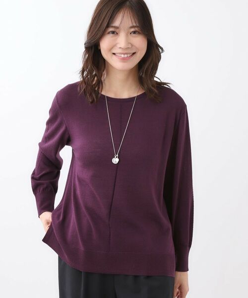 Reflect / リフレクト ニット・セーター | 【ちくちくしない/アンサンブル可/通勤におすすめ◎】オフボディニット | 詳細6