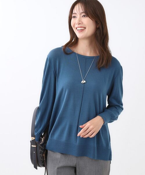 Reflect / リフレクト ニット・セーター | 【ちくちくしない/アンサンブル可/通勤におすすめ◎】オフボディニット | 詳細9