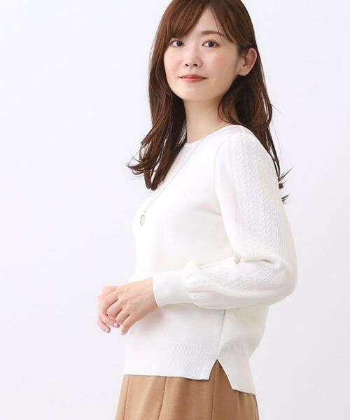 Reflect / リフレクト ニット・セーター | 【選べる8色／スカートにもパンツにも◎】ウール混ボートネックニット | 詳細15