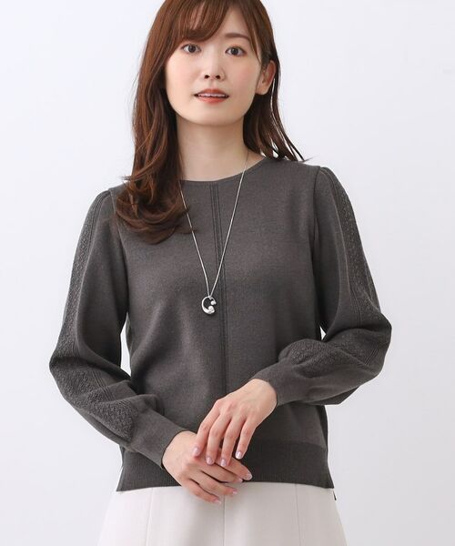 Reflect / リフレクト ニット・セーター | 【選べる8色／スカートにもパンツにも◎】ウール混ボートネックニット | 詳細19