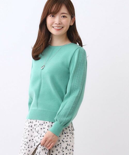 Reflect / リフレクト ニット・セーター | 【選べる8色／スカートにもパンツにも◎】ウール混ボートネックニット | 詳細24