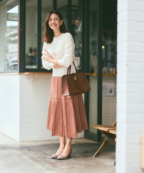 Reflect / リフレクト ニット・セーター | 【選べる8色／スカートにもパンツにも◎】ウール混ボートネックニット | 詳細6