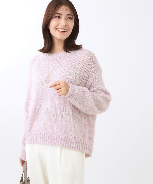 Reflect / リフレクト ニット・セーター | 【一枚で着映え◎／ゆったり着られるワンサイズ】スパンコール×ラメニット | 詳細11