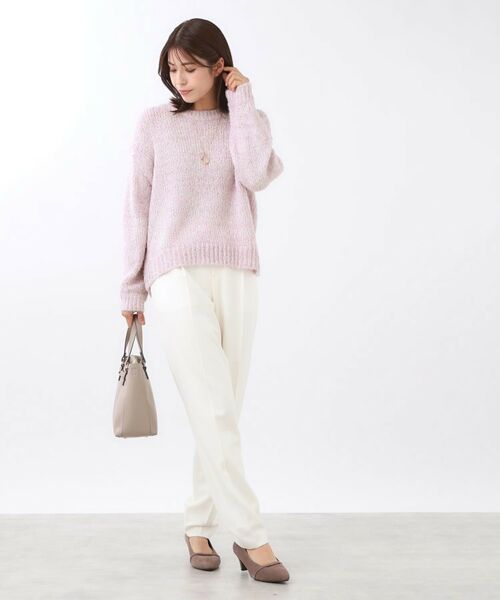 Reflect / リフレクト ニット・セーター | 【一枚で着映え◎／ゆったり着られるワンサイズ】スパンコール×ラメニット | 詳細13