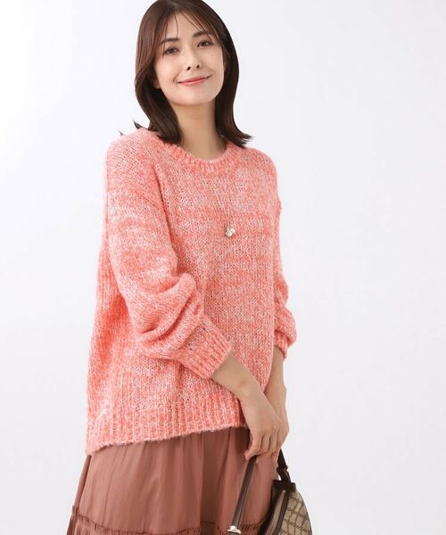 Reflect / リフレクト ニット・セーター | 【一枚で着映え◎／ゆったり着られるワンサイズ】スパンコール×ラメニット | 詳細15