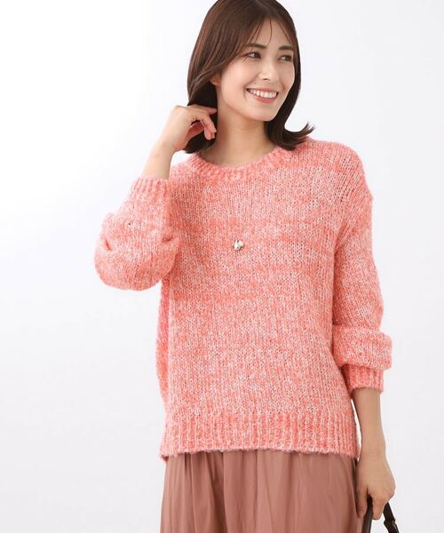 Reflect / リフレクト ニット・セーター | 【一枚で着映え◎／ゆったり着られるワンサイズ】スパンコール×ラメニット | 詳細16