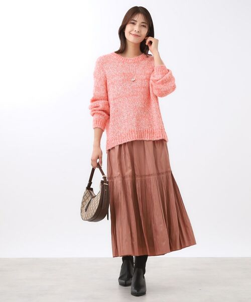 Reflect / リフレクト ニット・セーター | 【一枚で着映え◎／ゆったり着られるワンサイズ】スパンコール×ラメニット | 詳細17