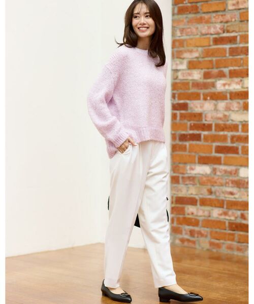 Reflect / リフレクト ニット・セーター | 【一枚で着映え◎／ゆったり着られるワンサイズ】スパンコール×ラメニット | 詳細4