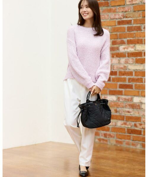 Reflect / リフレクト ニット・セーター | 【一枚で着映え◎／ゆったり着られるワンサイズ】スパンコール×ラメニット | 詳細5