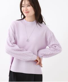 Reflect / リフレクト ニット・セーター | 【一枚で着映え◎／ゆったりシルエット】ラメ×スパンコールウール混ニット