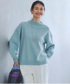 Reflect / リフレクト ニット・セーター | 【一枚で着映え◎／ゆったりシルエット】ラメ×スパンコールウール混ニット