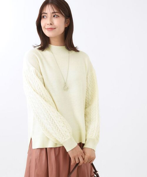 Reflect / リフレクト ニット・セーター | 【一枚で着映え◎／ゆったりシルエット】ラメ×スパンコールウール混ニット | 詳細10