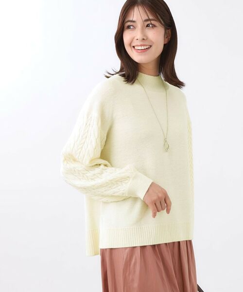 Reflect / リフレクト ニット・セーター | 【一枚で着映え◎／ゆったりシルエット】ラメ×スパンコールウール混ニット | 詳細11