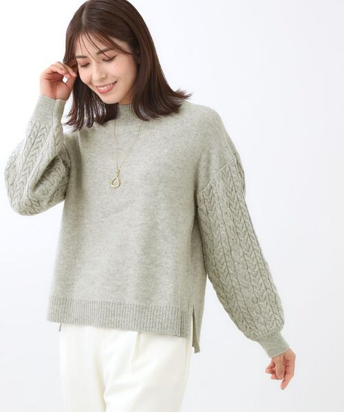 Reflect / リフレクト ニット・セーター | 【一枚で着映え◎／ゆったりシルエット】ラメ×スパンコールウール混ニット | 詳細14