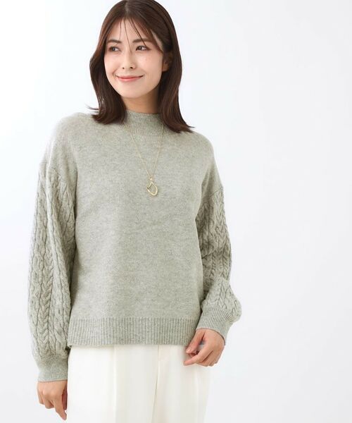 Reflect / リフレクト ニット・セーター | 【一枚で着映え◎／ゆったりシルエット】ラメ×スパンコールウール混ニット | 詳細15