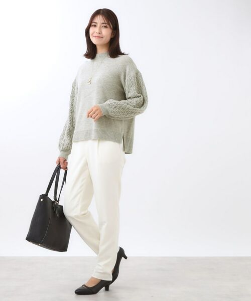 Reflect / リフレクト ニット・セーター | 【一枚で着映え◎／ゆったりシルエット】ラメ×スパンコールウール混ニット | 詳細16