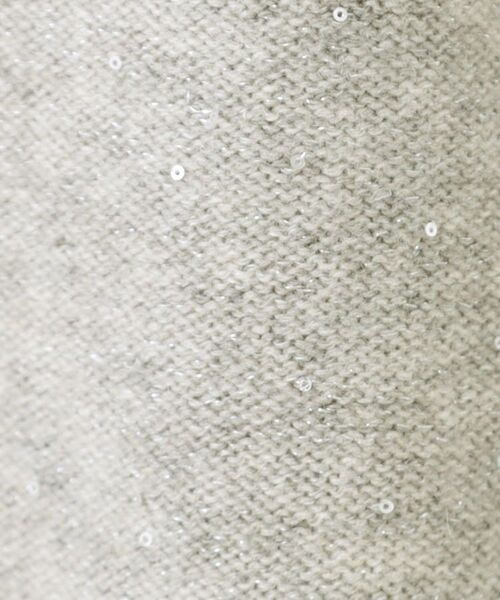 Reflect / リフレクト ニット・セーター | 【一枚で着映え◎／ゆったりシルエット】ラメ×スパンコールウール混ニット | 詳細17