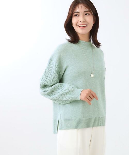 Reflect / リフレクト ニット・セーター | 【一枚で着映え◎／ゆったりシルエット】ラメ×スパンコールウール混ニット | 詳細18