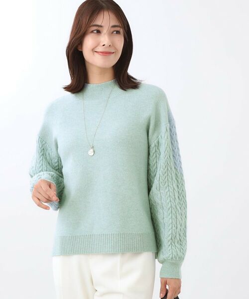 Reflect / リフレクト ニット・セーター | 【一枚で着映え◎／ゆったりシルエット】ラメ×スパンコールウール混ニット | 詳細19