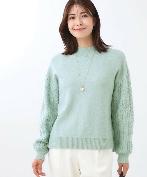 Reflect / リフレクト ニット・セーター | 【一枚で着映え◎／ゆったりシルエット】ラメ×スパンコールウール混ニット | 詳細20