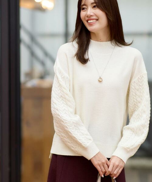 Reflect / リフレクト ニット・セーター | 【一枚で着映え◎／ゆったりシルエット】ラメ×スパンコールウール混ニット | 詳細3