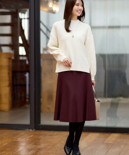 Reflect / リフレクト ニット・セーター | 【一枚で着映え◎／ゆったりシルエット】ラメ×スパンコールウール混ニット | 詳細5