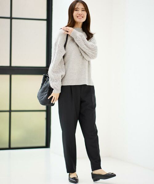 Reflect / リフレクト ニット・セーター | 【一枚で着映え◎／ゆったりシルエット】ラメ×スパンコールウール混ニット | 詳細9