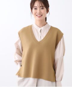 Reflect / リフレクト ベスト | 【WEB先行カラーあり／セットアップ可】Vネックニットベスト