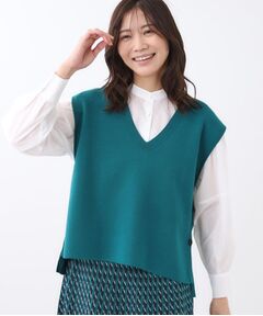 Reflect / リフレクト ベスト | 【WEB先行カラーあり／セットアップ可】Vネックニットベスト
