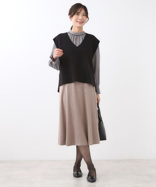 Reflect / リフレクト ベスト | 【WEB先行カラーあり/セットアップ可】Vネックニットベスト | 詳細10