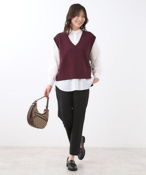 Reflect / リフレクト ベスト | 【WEB先行カラーあり/セットアップ可】Vネックニットベスト | 詳細18