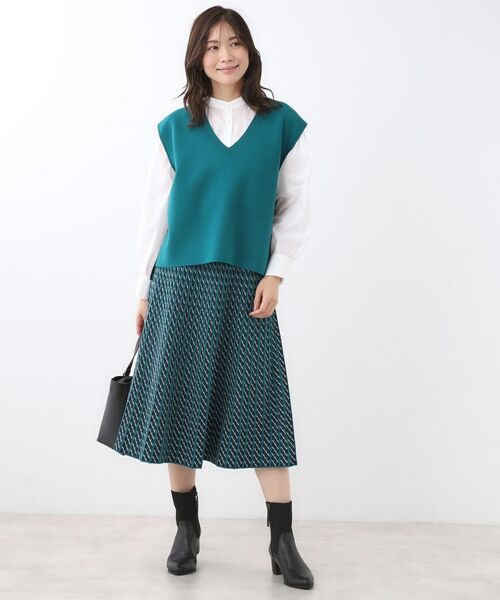 Reflect / リフレクト ベスト | 【WEB先行カラーあり/セットアップ可】Vネックニットベスト | 詳細22