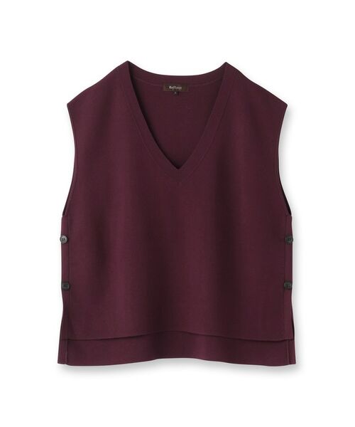 Reflect / リフレクト ベスト | 【WEB先行カラーあり/セットアップ可】Vネックニットベスト | 詳細24