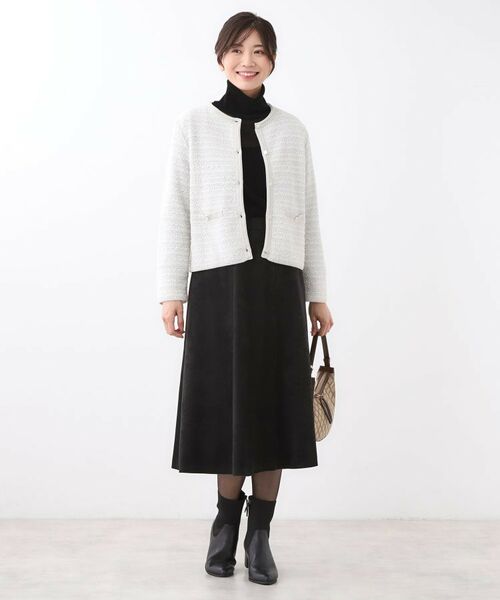 Reflect / リフレクト カーディガン・ボレロ | 【ライトアウター/ゆったりシルエット/気軽な羽織に◎】ドライタッチカーディガン | 詳細11