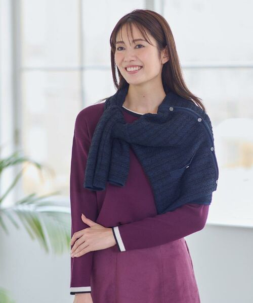 Reflect / リフレクト カーディガン・ボレロ | 【ライトアウター/ゆったりシルエット/気軽な羽織に◎】ドライタッチカーディガン | 詳細3